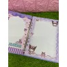 carpeta con hojas estampadas de kuromi