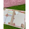 Libreta tapa dura con cierre magico de capibara