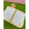 Libretas medianas tapa dura con pompon de capibara