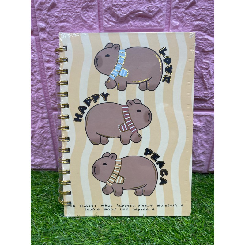 Libretas tapa dura de capibara