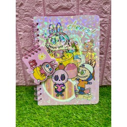 Libretas brillantes de labubu