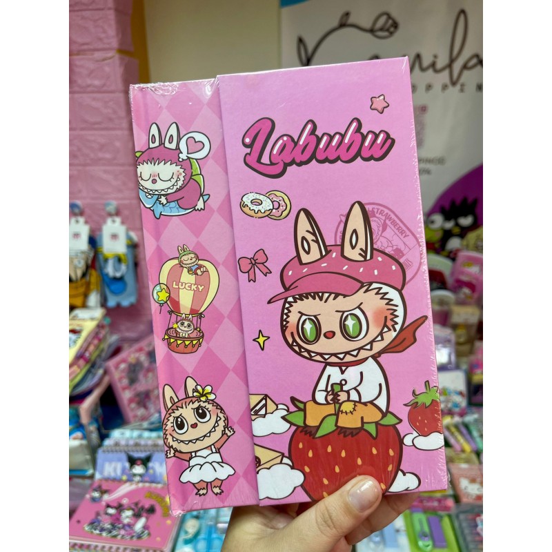 Agenda de notas de labubu
