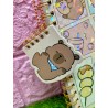 Libretas brillantes de capibara