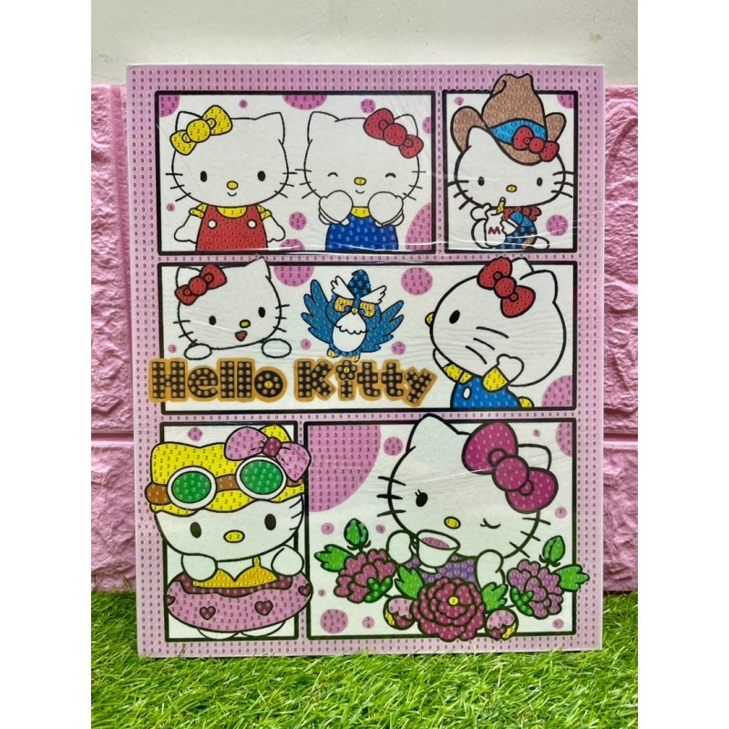 Cuadro de diamante hello kitty 24x30cm
