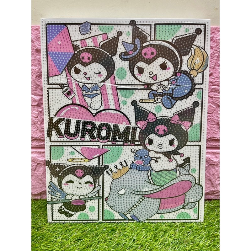 Cuadro de diamante kuromi 24x30cm