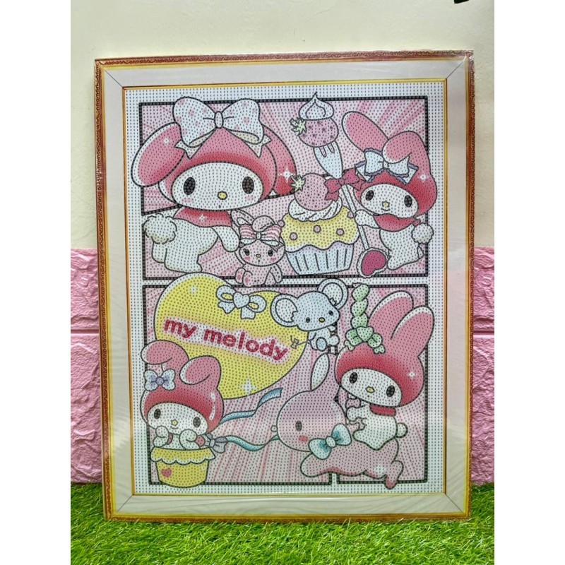 Cuadro de diamante my melody 40x50cm