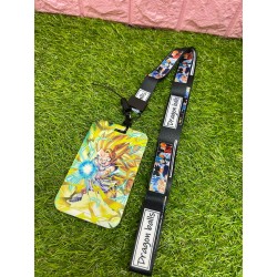 Portacarnet con lanyard anime