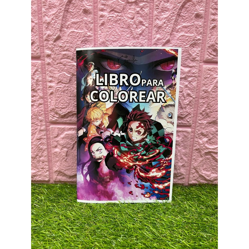 Libro para colorear Demon Slayer
