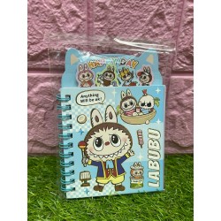 Libreta pequeña con stickers - Labubu