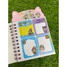 Libreta pequeña con stickers - Labubu