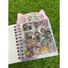 Libreta pequeña con stickers - Labubu