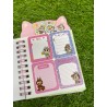 Libreta pequeña con stickers - Labubu