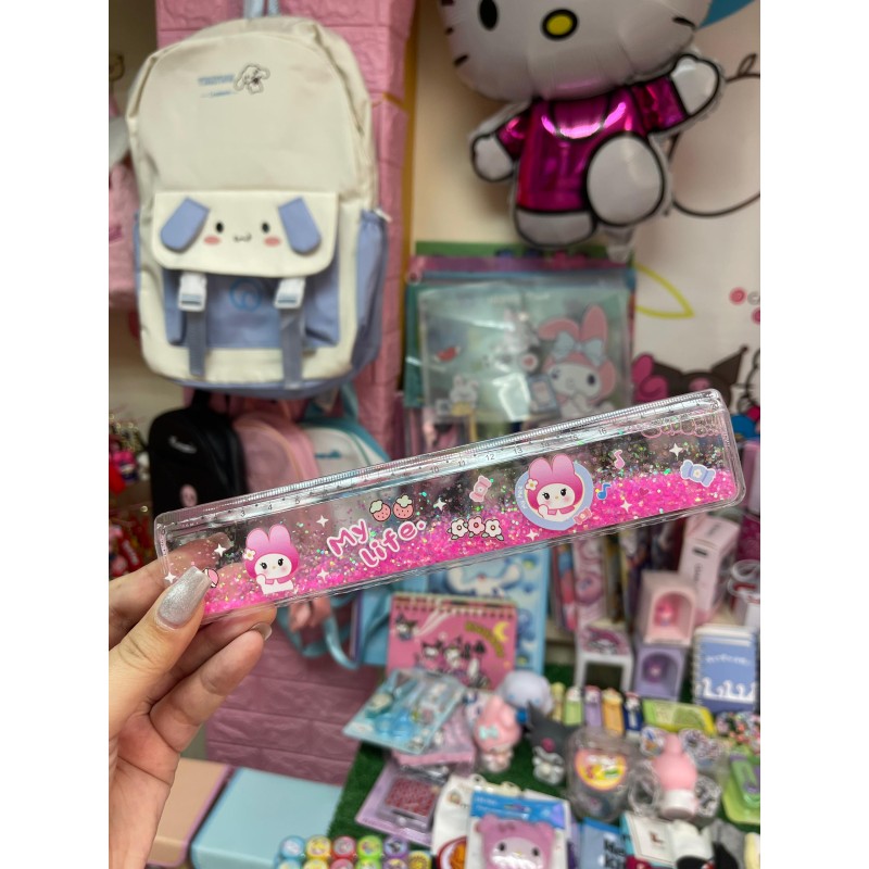 REGLA CON GLITTER - MY MELODY