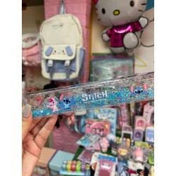 Regla con glitter - Stitch