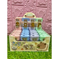 Sacapuntas con borrador - Capybara