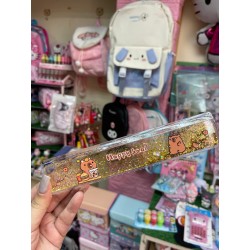 Regla con glitter - Capybara