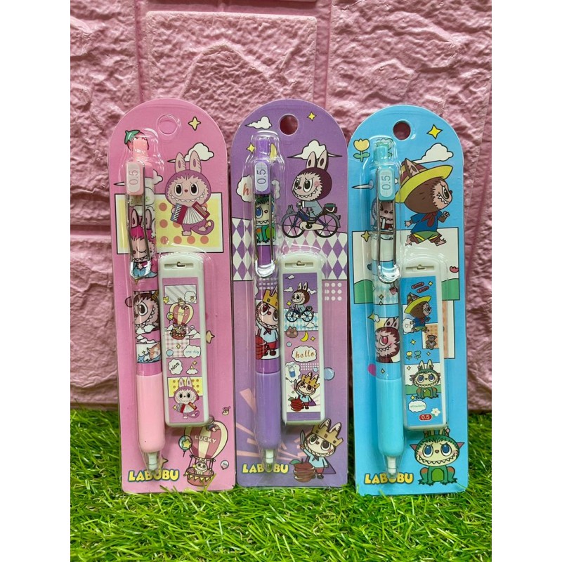 Portaminas con repuestos - Labubu