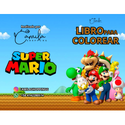 Libro para colorear - Mario...