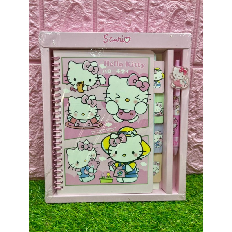 Libreta + Boligrafo Hello kitty